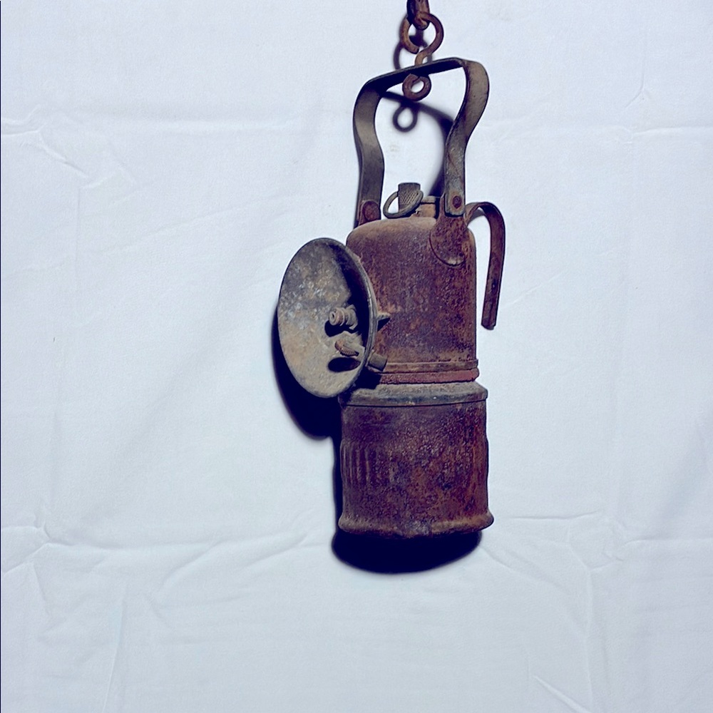 Vintage Metal Miners Headlamp